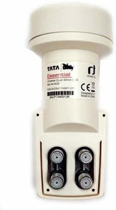 Protech INVERTO Universal Quad LNB(4 Port LNB ) COMPATIBLE WITH TATA SKY, AIRTEL , SUN DIRECT, DISH TV, ALL DTH Antenna Rotator