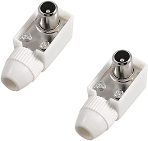 ERHIndia TV-out Cable (Pack of 2) TV PIN Male TV RF Coaxial Plug