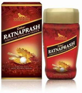 Dabur RATNAPRASH 900GM ENRICHED WITH MOTI, KESAR