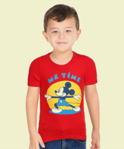 डिज़्नी बाय मिस एंड चीफ लड़के प्योर कॉटन रेगुलर टी शर्ट