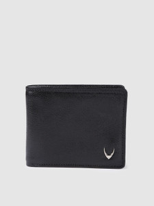 HIDESIGN Men Casual Black Genuine Leather Wallet