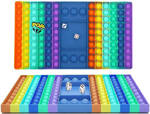 Aganta Popit Ludo Pop It Dice Game Pop It Board Game 2 player Game Popit Game Push Pop