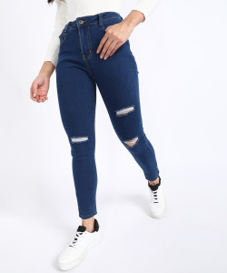 Urbanic Skinny Women Dark Blue Jeans