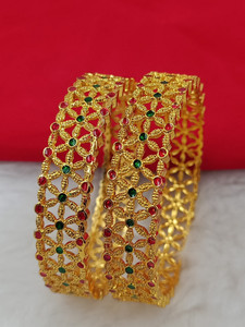 Alloy Gold-plated Bangle Set