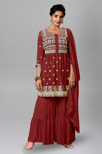 SANCIA Women Kurta Sharara Set