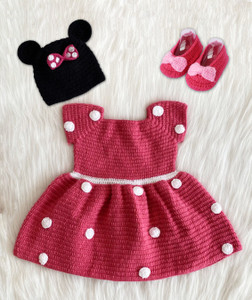 Knitting by love Baby Girls Above Knee Casual Dress