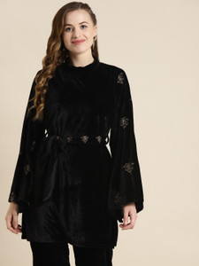 Shae by SASSAFRAS Women Embroidered Straight Kurta