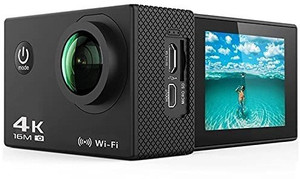 Mabron 4K Ultra HD Water Resistant Sports Action Camera Wide-Angle Lens with 2 Inch Display Sports and Action Camera Price in India – Buy Mabron 4K…