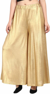 PINOVO Relaxed Women Gold Trousers