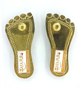 Mayapuri God Charan Paduka Deity Ornament Price in India Buy Mayapuri God  Charan Paduka Deity Ornament online at