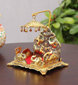 Lootnixx Cyan spritual Singhasan for Laddu Gopal/Bal Gopal in Metal Gold Oxidized Finished Laddu Gopal Singhasan for Home Decor & Gifts Metal Home Temple (Height: 18, Pre-assembled) Metal Home Temple, krishna, JHULA, Singhasan, home temples, jhula, Singhasan for Laddu Gopal/Bal Gopal in Metal Gold Oxidized Finished Laddu Gopal Singhasan for Home Decor & Gifts Metal Home Temple, metal singhasan, brass singsan, Sihasan, Metal Krishna Sihasan, Laddu Gopal Singhasan For Home And Office Metal Home Temple Jhula