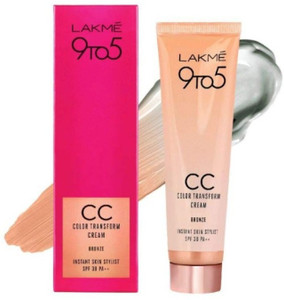 Lakmé 100% Original 9 to 5 Complexion Care Face Cream - Bronze Foundation