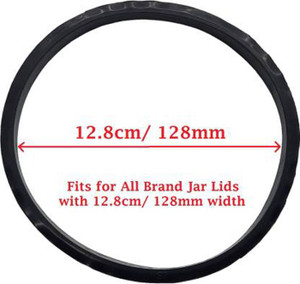 QEMIQ ™ -Lid Gasket (12.8cm) fits-PREETHI,PHILIPS ETC..2 UNIT'S Mixer Jar Gasket