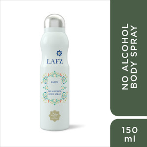 LAFZ Faith, No Alcohol Deodorant, Halal Body Spray  -  For Women