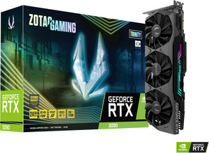 ZOTAC RTX 3090 Trinity OC GDDR6X 24 GB NVIDIA Chipset 384 bit 1710 MHz ...