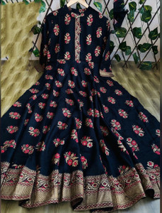 JANKI TEXL Women Printed Anarkali Kurta