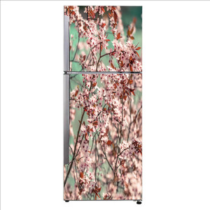 K2A Design 60 cm Beautiful new cherry blossoms flower fridge