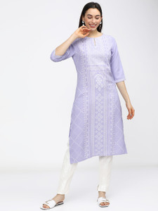 KETCH Women Printed Straight Kurta