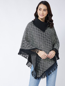 Pivl Woven Collared Neck Casual Women Beige Sweater