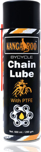 KANGAROO Bicycle Chain Lubricant Spray 500 ML ( Each ) All Weather Bicycle Chain Lube With PTFE Protection, Wet Finish, Dusty and Rainy Conditions Chain Oil