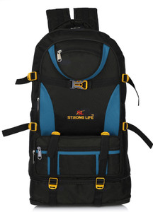 Strong Life Luggage (Expandable) Unisex Rucksack Bag for Travel Luggage Hiking Trekking Camping Bag. Duffel Without Wheels