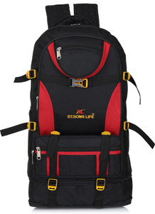 Strong Life Luggage (Expandable) Unisex Rucksack Bag for Travel Luggage Hiking Trekking Camping Bag. Duffel Without Wheels