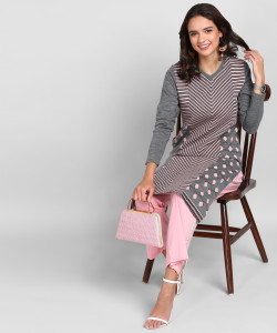Anmi Printed Women Straight Kurta