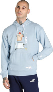 トップス YUGAMI SLEEVE PARKA Pigeon print PUMA Full Sleeve Graphic Print Men Sweatshirt - Buy PUMA