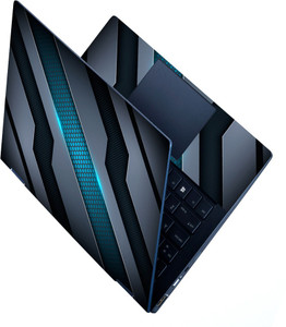Techfit HD Printed 3D Series Full Panel Laptop Skin Sticker Vinyl Fits Size Upto 15 inches No Residue, Bubble Free Vinyl Laptop Decal 15.6 - Gaming Design 3D Stretched Vinyl Laptop Decal 15.6