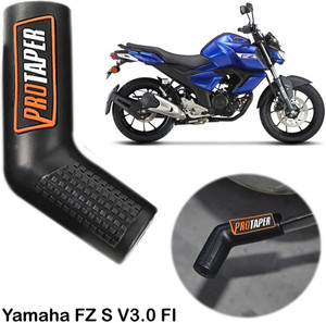 Znee Smart Pack of 1 Imported Black & Orange Motorcycle Rubber
