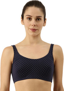 Enamor High Coverage, Wirefree SB06 Low-Impact Cotton Lounge Women Sports Non Padded Bra