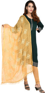 SNARA Chiffon Embroidered Women Dupatta