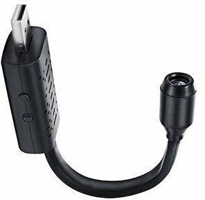 CTRZQ 1080p HD WiFi Mini Spy Hidden Camera | USB Universal Interface | Portable | Live View on Mobile App | Supports 128GB Micro SD Card (Not Included) Spy Camera