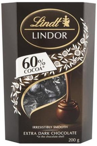 LINDT Lindor 60% Cocoa Extra Dark Chocolate Truffles Price in