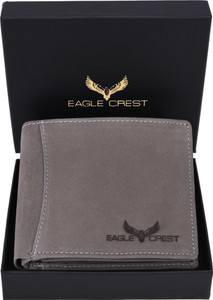 Eagle Crest Men Grey Genuine Leather Wallet - Image 5