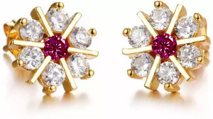 Panachee ONE GRAM GOLD PLATED AD STUD EARRINGS Alloy Stud Earring