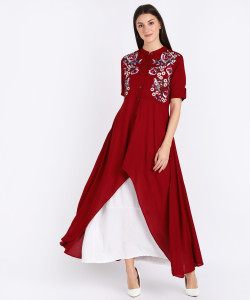 SHASHVI Women Kurta Ethnic Jacket Set