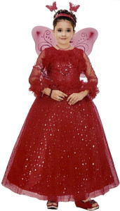 SAMJHO FASHION Girls Maxi/Full Length Party Dress