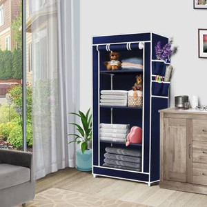 SANAMSTORE PVC Collapsible Wardrobe