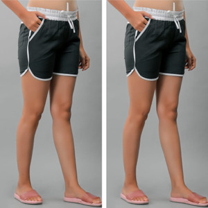 GHK FASHION Solid Women Green Dolphin Shorts