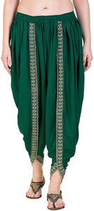 fheo Flared Women Multicolor Trousers
