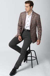 PETER ENGLAND Checkered Single Breasted Casual Men Blazer