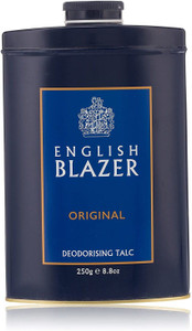 English Blazer Deodorising Talc 250g - Image 2