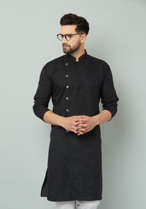 BENSTITCH Men Solid Straight Kurta