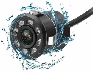 Modrive Car Rear View Reverse Parking Camera with HD Night Vision 8 LED Waterproof Reverse Assist Camera System