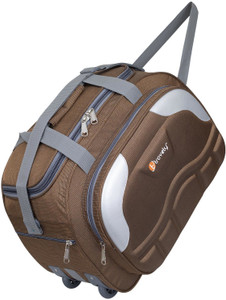 Trovety Travel (Expandable) Duffel Bag-Light Weight With Solid Large Space Duffel With Wheels (Strolley)