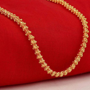 TANVI J Bokul Chain 24 Inch Gold-plated Plated Copper Chain