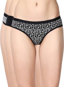 एनामोर CR01 Low-Waist Bikini Stretch Cotton महिलाओं के लिए बिकिनी बहुरंगी पैंटी