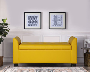 Trevi Polo Multi Purpose Storage Bench Leatherette Settee