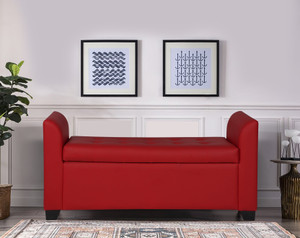 Trevi Polo Leatherette Settee